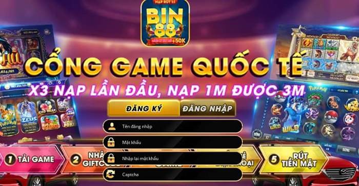 Tổng quan về cổng game Bin88